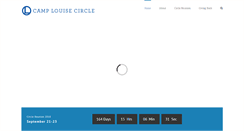Desktop Screenshot of camplouisecircle.org